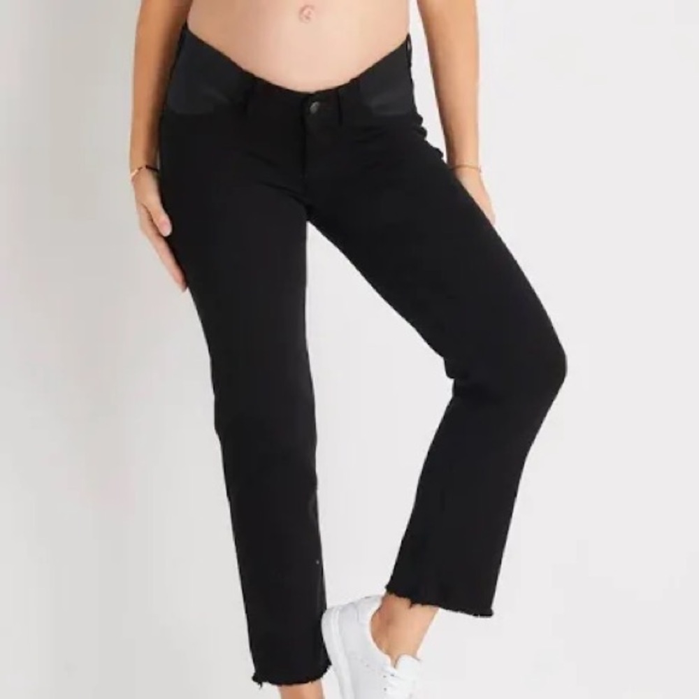 DL1961 Women's Patti Straight Maternity Ankle Jeans - Size 28